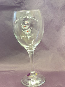 FFU Scotland CIC Wine Glass Limited Edition Branded Merchandise SALE