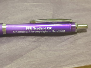 FFU Scotland CIC Changing Fibromyalgia Across Scotland pen Branded Merchandise SALE