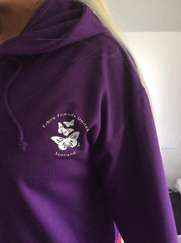 FFU-Scotland CIC purple zipper hoodie (branded merchandise) SMALL  SALE