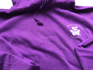 FFU-Scotland CIC purple zipper hoodie (branded merchandise) SMALL  SALE